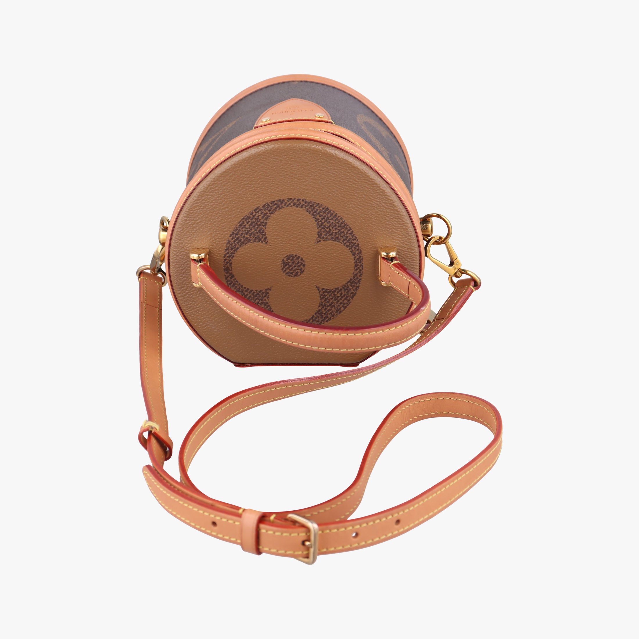 Pre-owned Louis Vuitton Cannes Brown Monogram Reverse Giant M44603 shoulderbag | stylenewstar