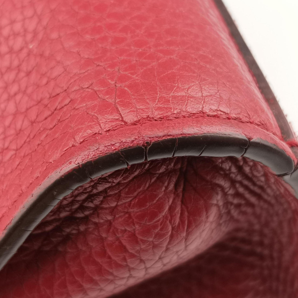 Pre-owned Gucci GG Marmont Red Leather 421890 shoulderbag | stylenewstar