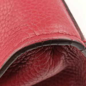 Pre-owned Gucci GG Marmont Red Leather 421890 shoulderbag | stylenewstar
