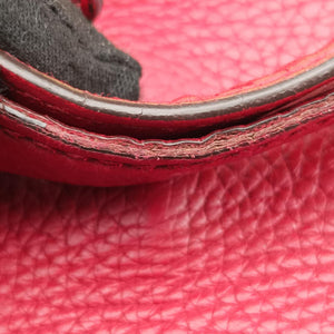Pre-owned Gucci GG Marmont Red Leather 421890 shoulderbag | stylenewstar
