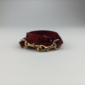 Pre-owned Gucci GG Marmont Red Leather 421890 shoulderbag | stylenewstar