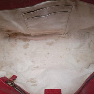Pre-owned Gucci GG Marmont Red Leather 421890 shoulderbag | stylenewstar