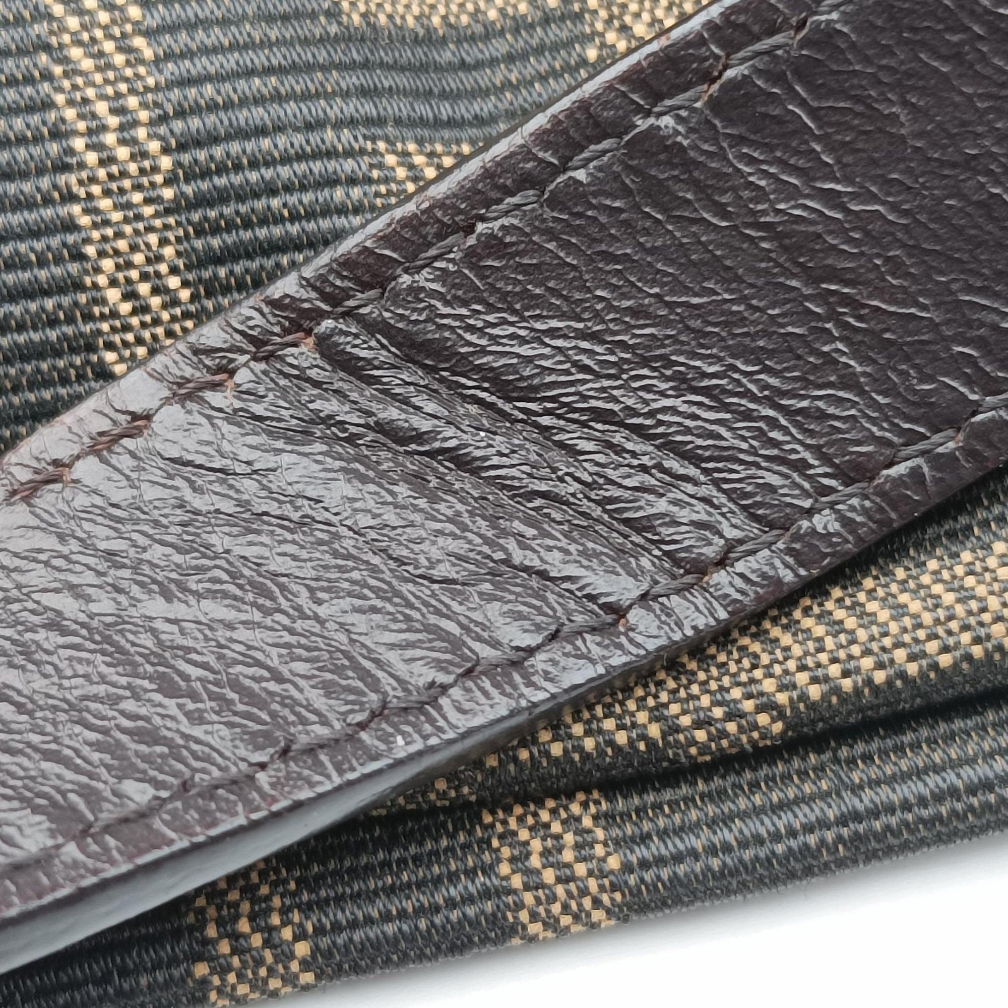 Secondhand Fendi Zucca pattern Brown canvas×leather 214526 shoulderbag | stylenewstar