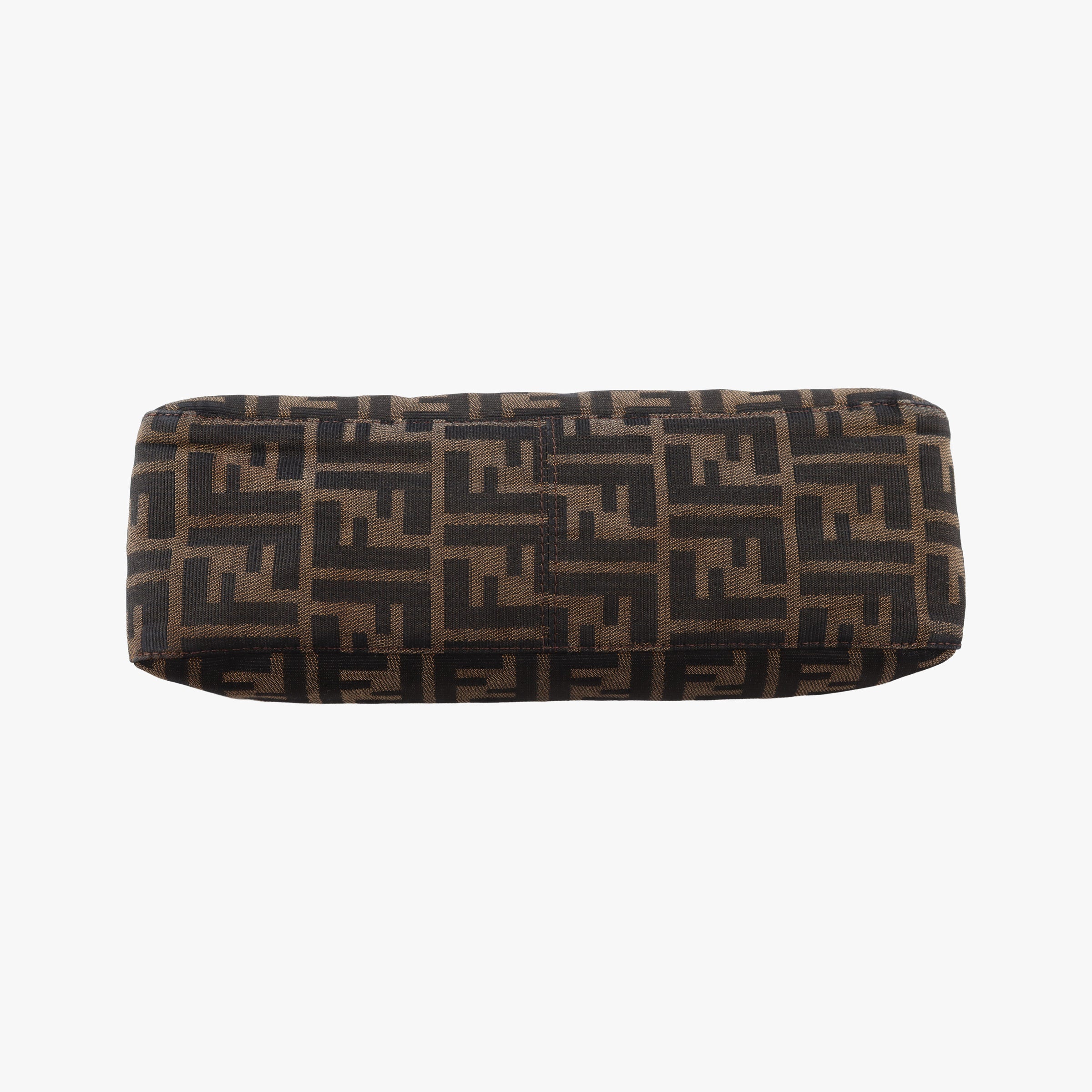 Secondhand Fendi Zucca pattern Brown canvas×leather 214526 shoulderbag | stylenewstar