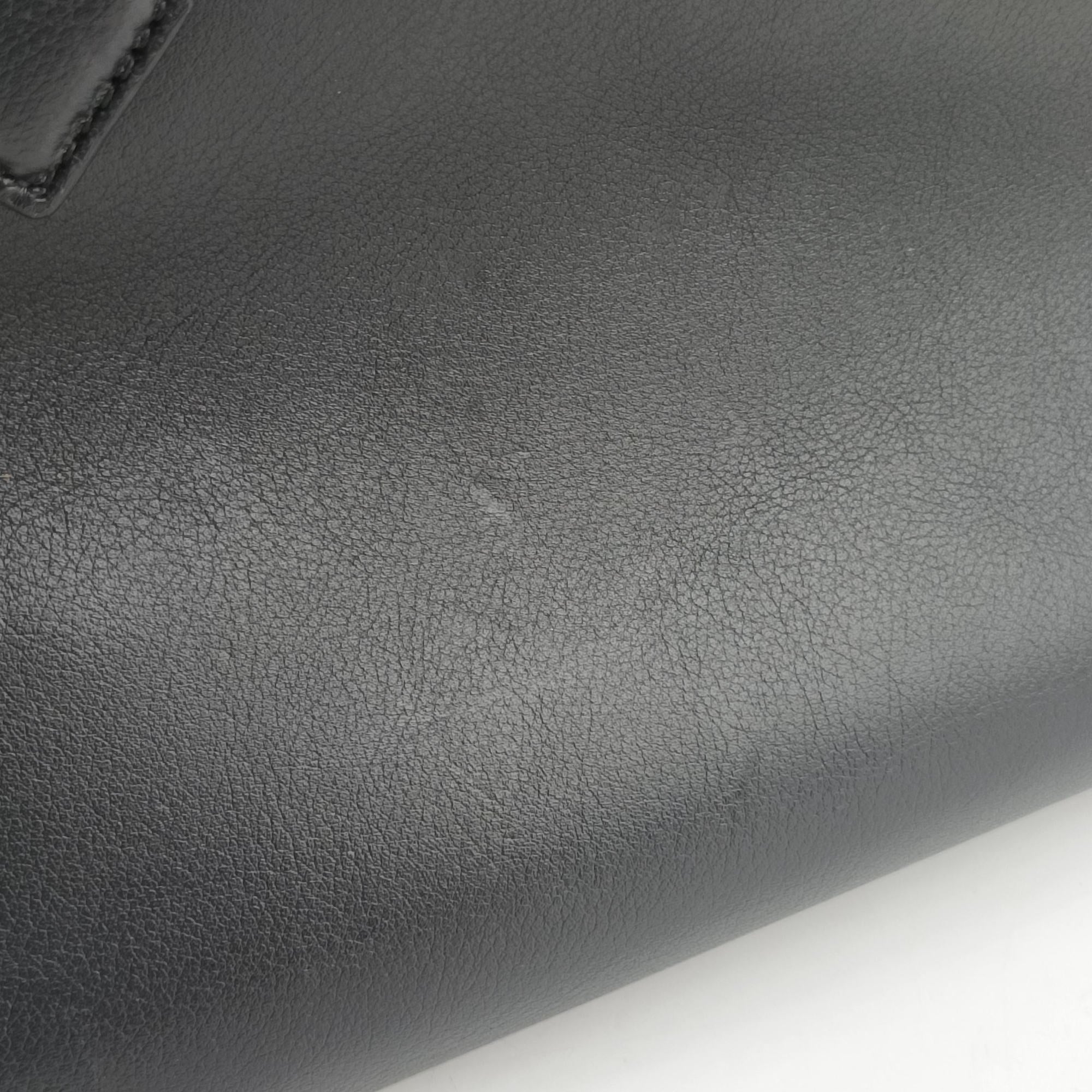 Pre-owned Gucci Bamboo Black Leather 660195 shoulderbag | stylenewstar