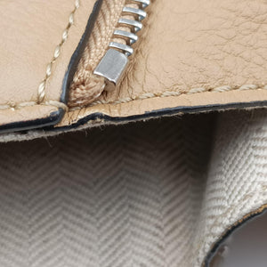 Secondhand Loewe Hammock Gray × Beige × Brown Leather  shoulderbag | stylenewstar