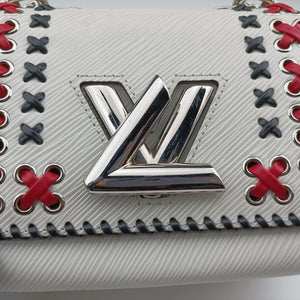 Pre-owned Louis Vuitton Twist PM White×Red×Black Epi M42777 shoulderbag | stylenewstar
