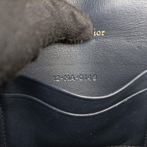 Pre-owned Christian Dior Saddle Navy jacquard×Leather  bum bag/waist bag | stylenewstar