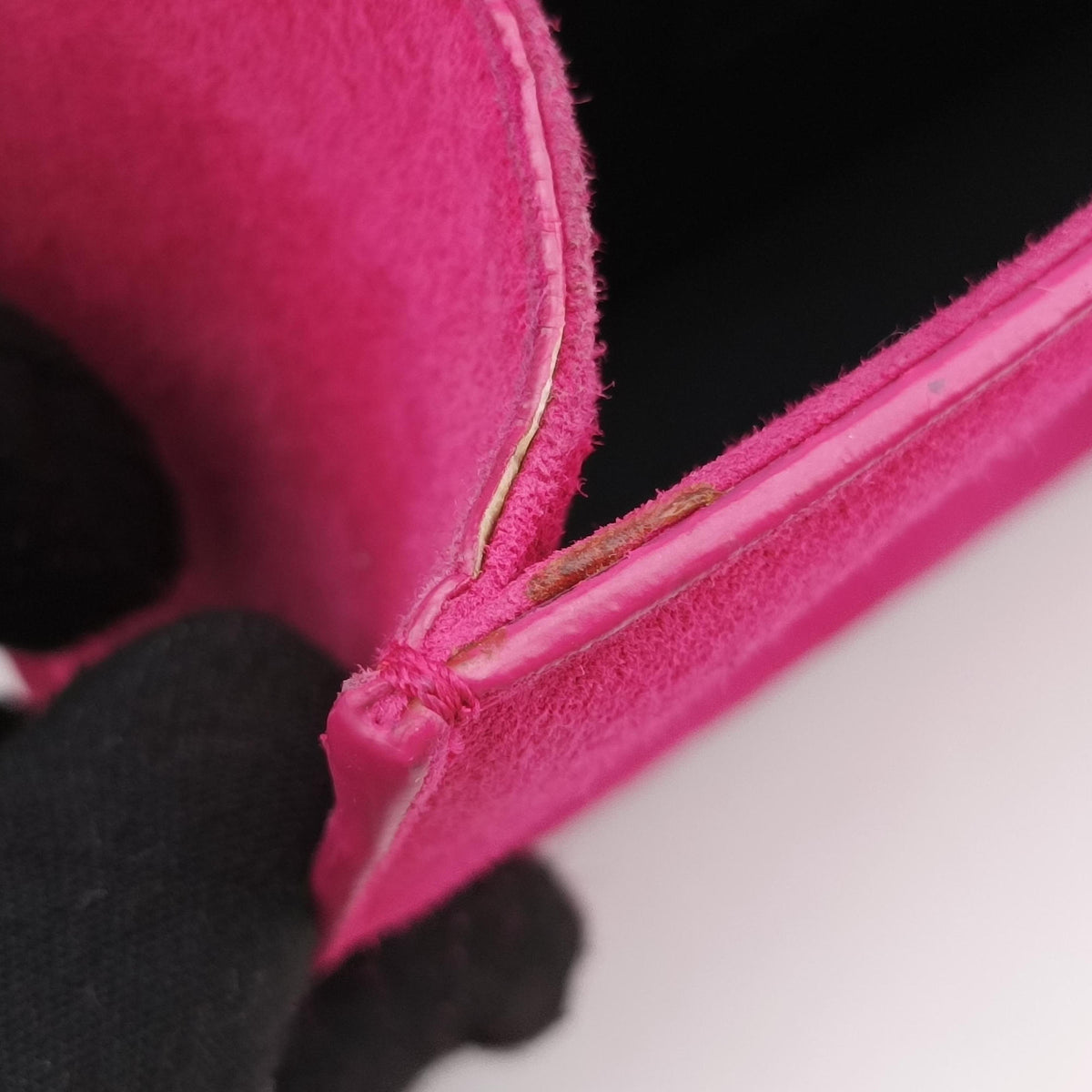 Pre-owned Yves Saint Laurent KATE Rose Suede 354120 shoulderbag | stylenewstar