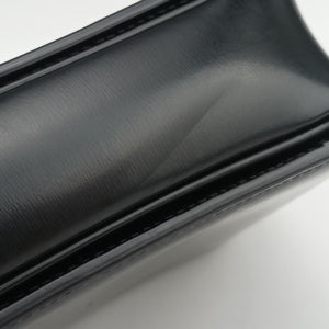 Pre-owned Celine Triomphe Black Leather  shoulderbag | stylenewstar