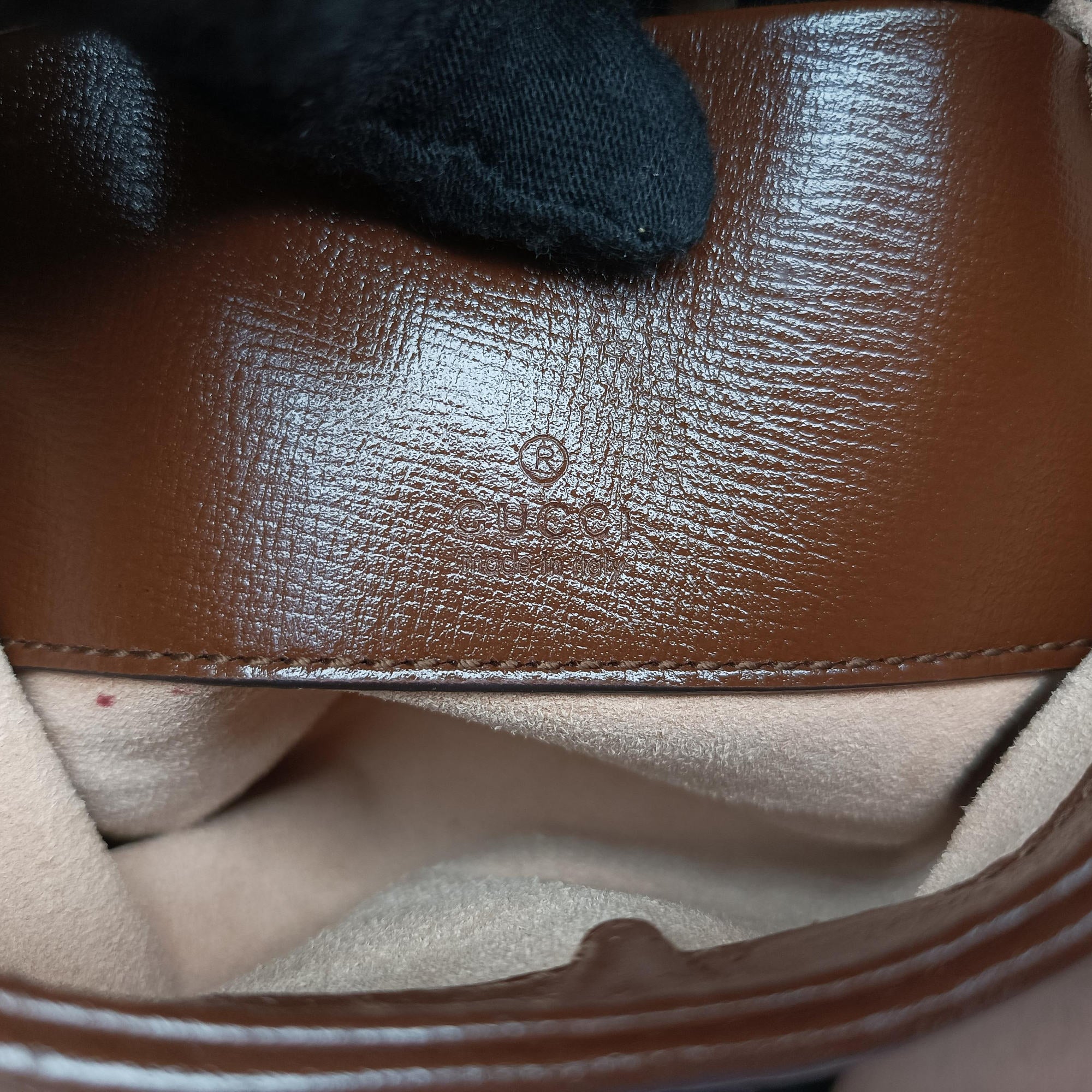 Pre-owned Gucci Jackie 1961 GG Supreme Brown PVC coated canvas×Leather 637092 shoulderbag | stylenewstar