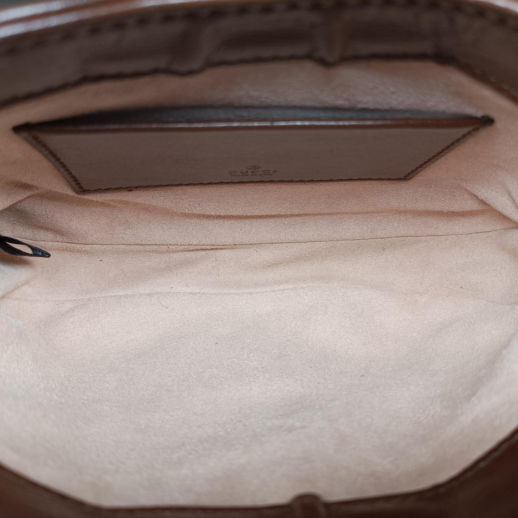 Pre-owned Gucci Jackie 1961 GG Supreme Brown PVC coated canvas×Leather 637092 shoulderbag | stylenewstar