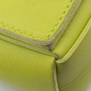 Pre-owned Bottega Veneta CASSETTE Green lambskin  shoulderbag | stylenewstar
