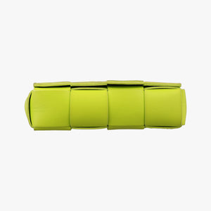 Pre-owned Bottega Veneta CASSETTE Green lambskin  shoulderbag | stylenewstar
