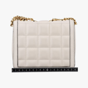 Pre-owned Gucci Mini Deco White Leather 741457 520981 shoulderbag | stylenewstar