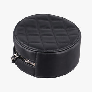 Pre-owned Chanel Matelasse Round Black lambskin AP0245 shoulderbag | stylenewstar