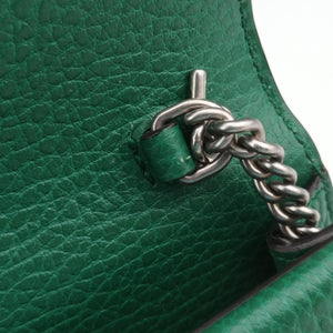 Pre-owned Gucci Dionysus Green Leather 476432 shoulderbag | stylenewstar
