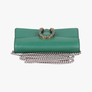 Pre-owned Gucci Dionysus Green Leather 476432 shoulderbag | stylenewstar