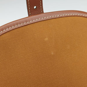 Pre-owned Celine FOLCO Triomphe Brown PVC coated canvas  shoulderbag | stylenewstar