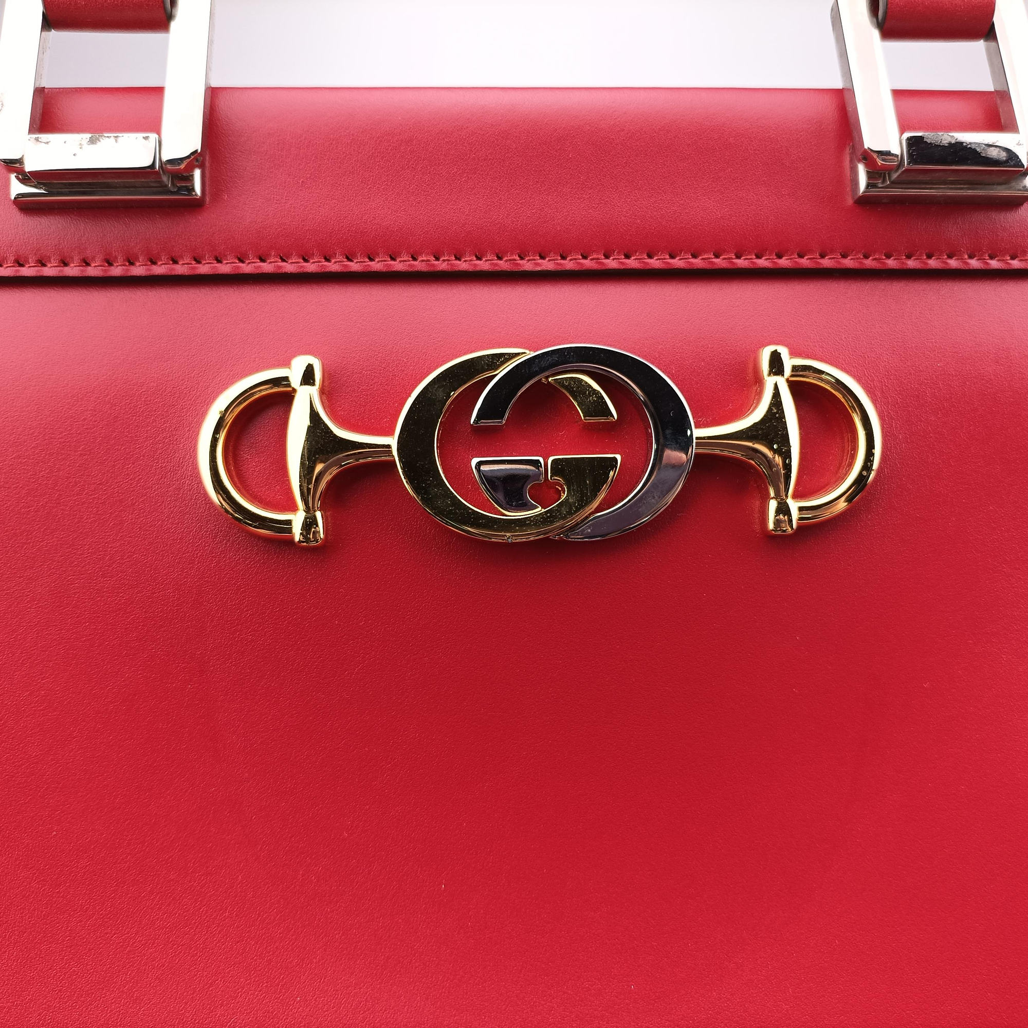 Pre-owned Gucci Zumi Red Leather 564714 shoulderbag | stylenewstar