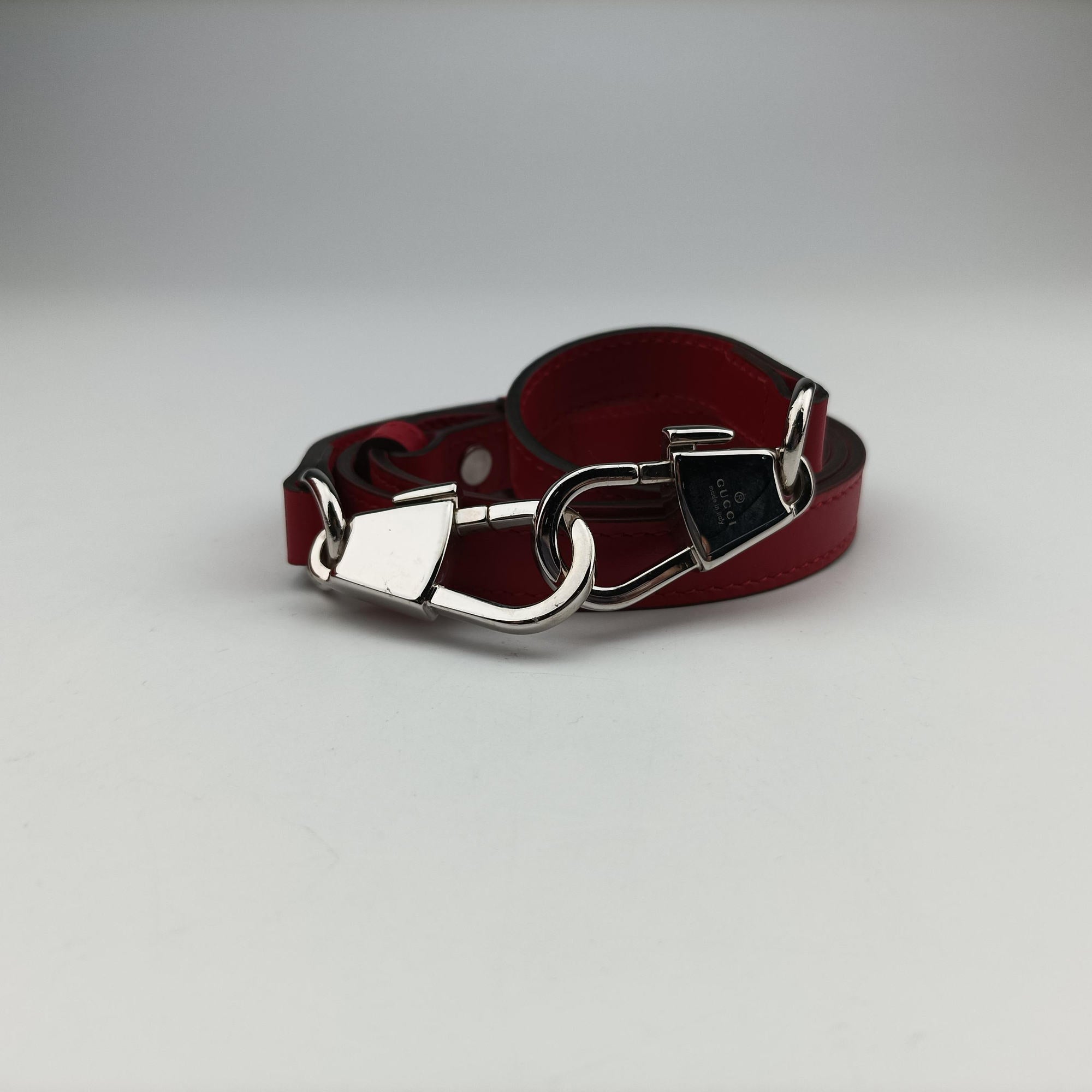 Pre-owned Gucci Zumi Red Leather 564714 shoulderbag | stylenewstar