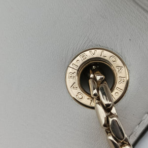 Pre-owned Bvlgari SERPENTI FOREVER White Leather  shoulderbag | stylenewstar