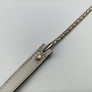 Pre-owned Bvlgari SERPENTI FOREVER White Leather  shoulderbag | stylenewstar
