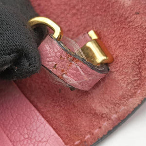 Pre-owned Miu Miu Madras Pink Leather  shoulderbag | stylenewstar