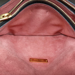 Pre-owned Miu Miu Madras Pink Leather  shoulderbag | stylenewstar