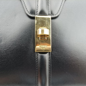 Vintage Celine 16 Bag Black Calfskin  shoulderbag | stylenewstar