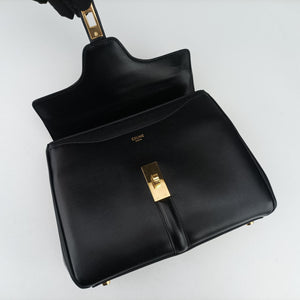 Vintage Celine 16 Bag Black Calfskin  shoulderbag | stylenewstar