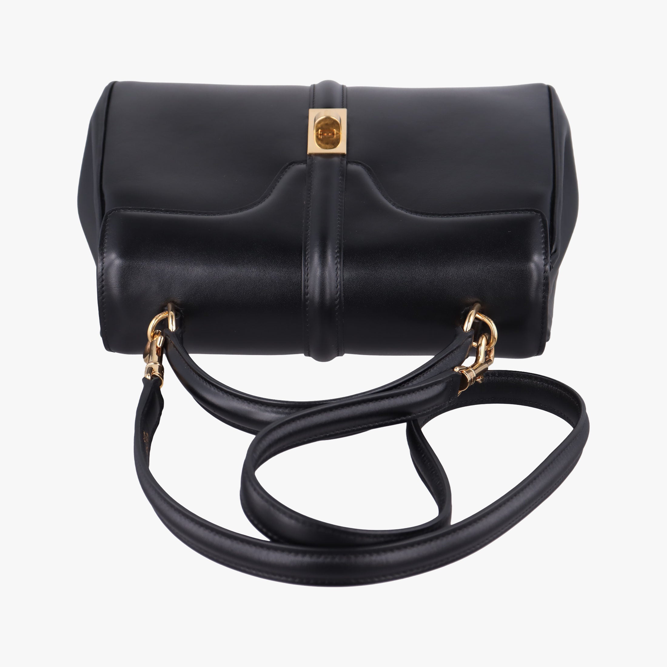 Vintage Celine 16 Bag Black Calfskin  shoulderbag | stylenewstar