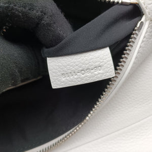 Vintage Christian Dior Saddle White leather  shoulderbag | stylenewstar