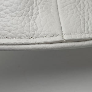 Vintage Christian Dior Saddle White leather  shoulderbag | stylenewstar