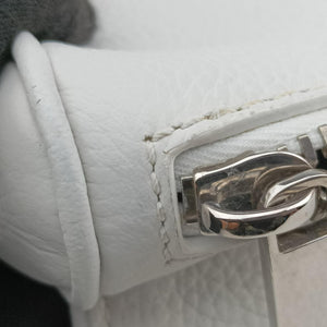 Vintage Christian Dior Saddle White leather  shoulderbag | stylenewstar