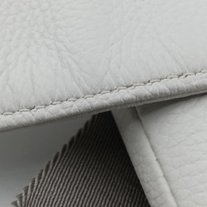 Vintage Christian Dior Saddle White leather  shoulderbag | stylenewstar