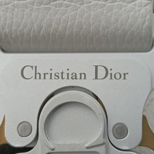 Vintage Christian Dior Saddle White leather  shoulderbag | stylenewstar