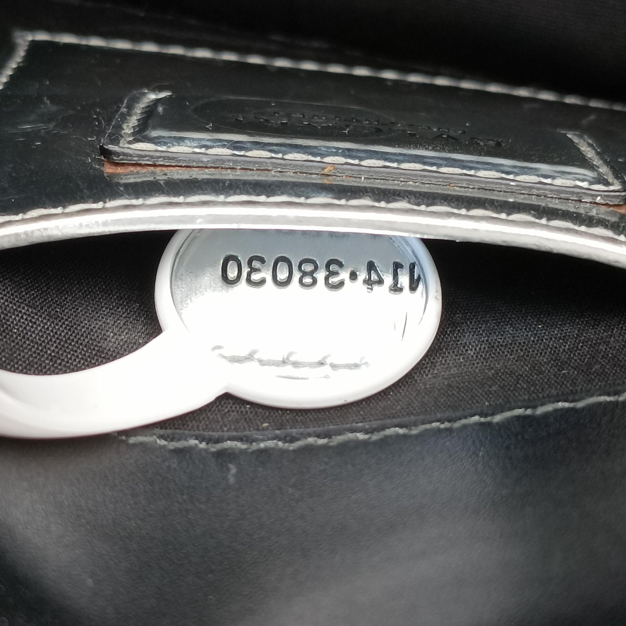 Pre-owned Bvlgari SERPENTI FOREVER Silver Patent  shoulderbag | stylenewstar