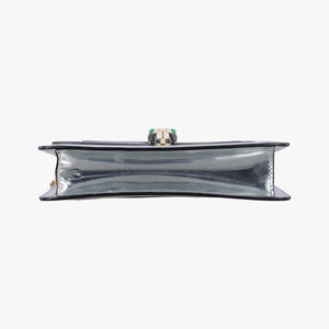 Pre-owned Bvlgari SERPENTI FOREVER Silver Patent  shoulderbag | stylenewstar