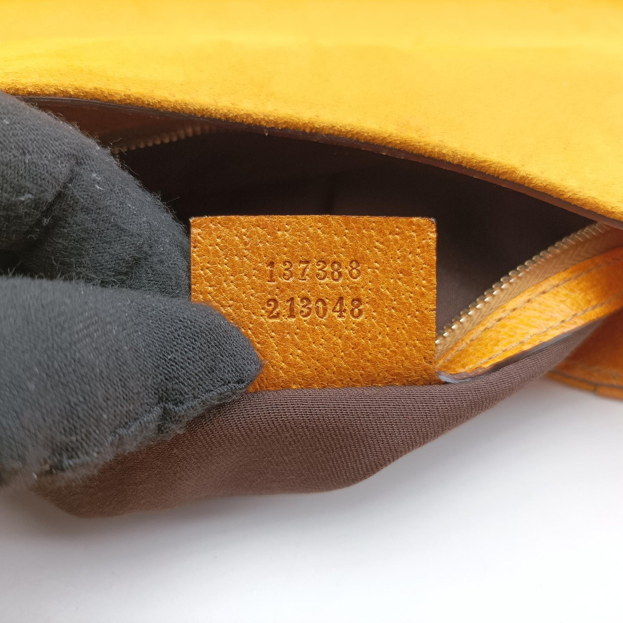 Pre-owned Gucci Horsebit Hobo Yellow Suede×leather 137388 shoulderbag | stylenewstar