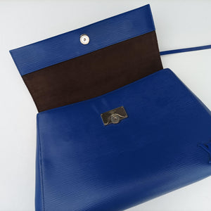 Pre-owned Louis Vuitton Cluny MM Navy Epi M41299 shoulderbag | stylenewstar