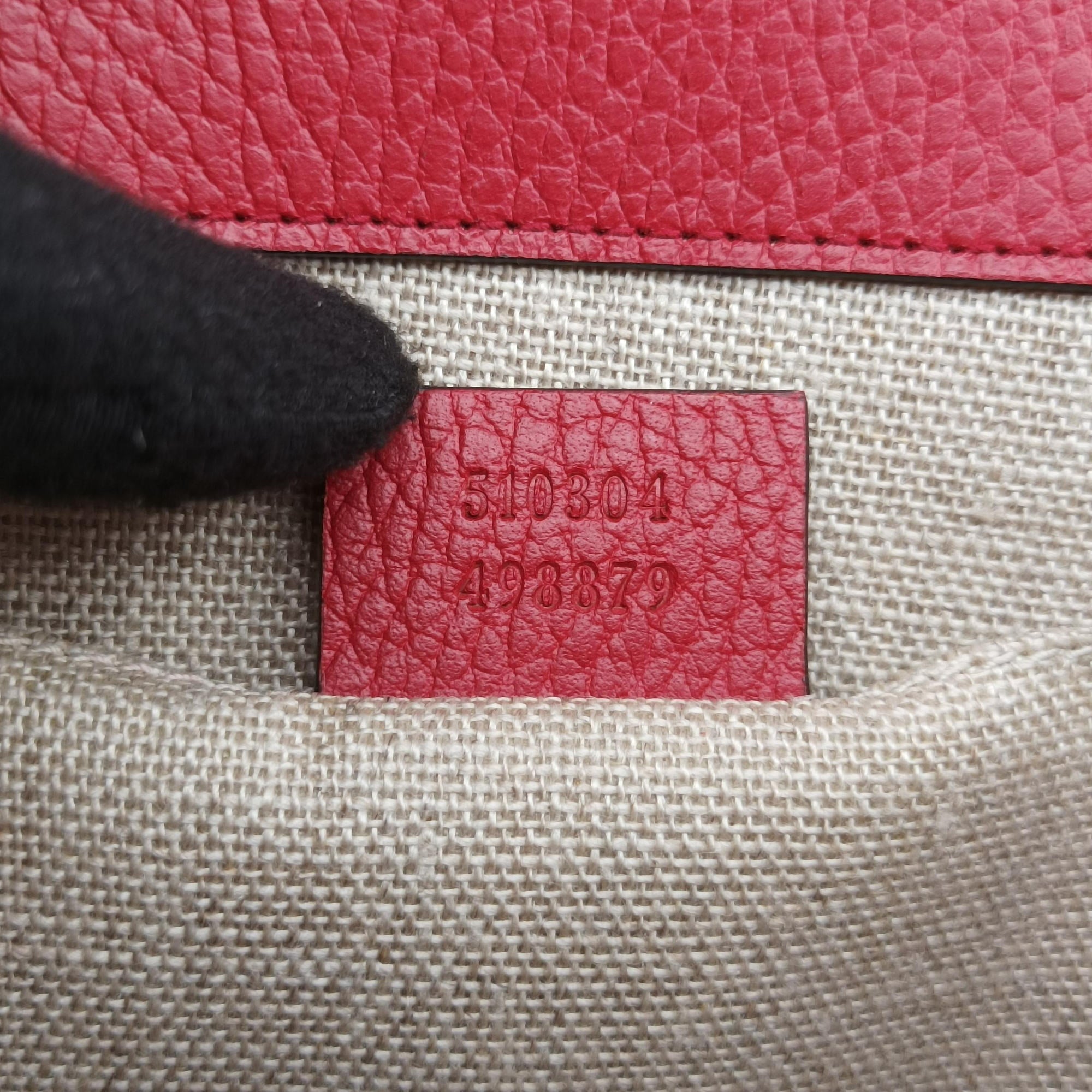 Secondhand Gucci Interlocking G Red Leather 510304 shoulderbag | stylenewstar