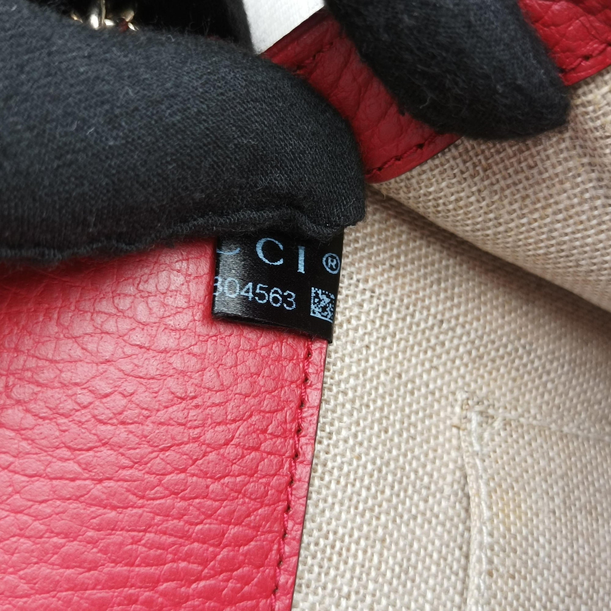 Secondhand Gucci Interlocking G Red Leather 510304 shoulderbag | stylenewstar