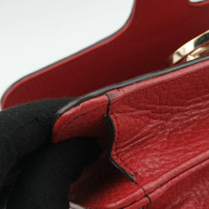 Secondhand Gucci Interlocking G Red Leather 510304 shoulderbag | stylenewstar