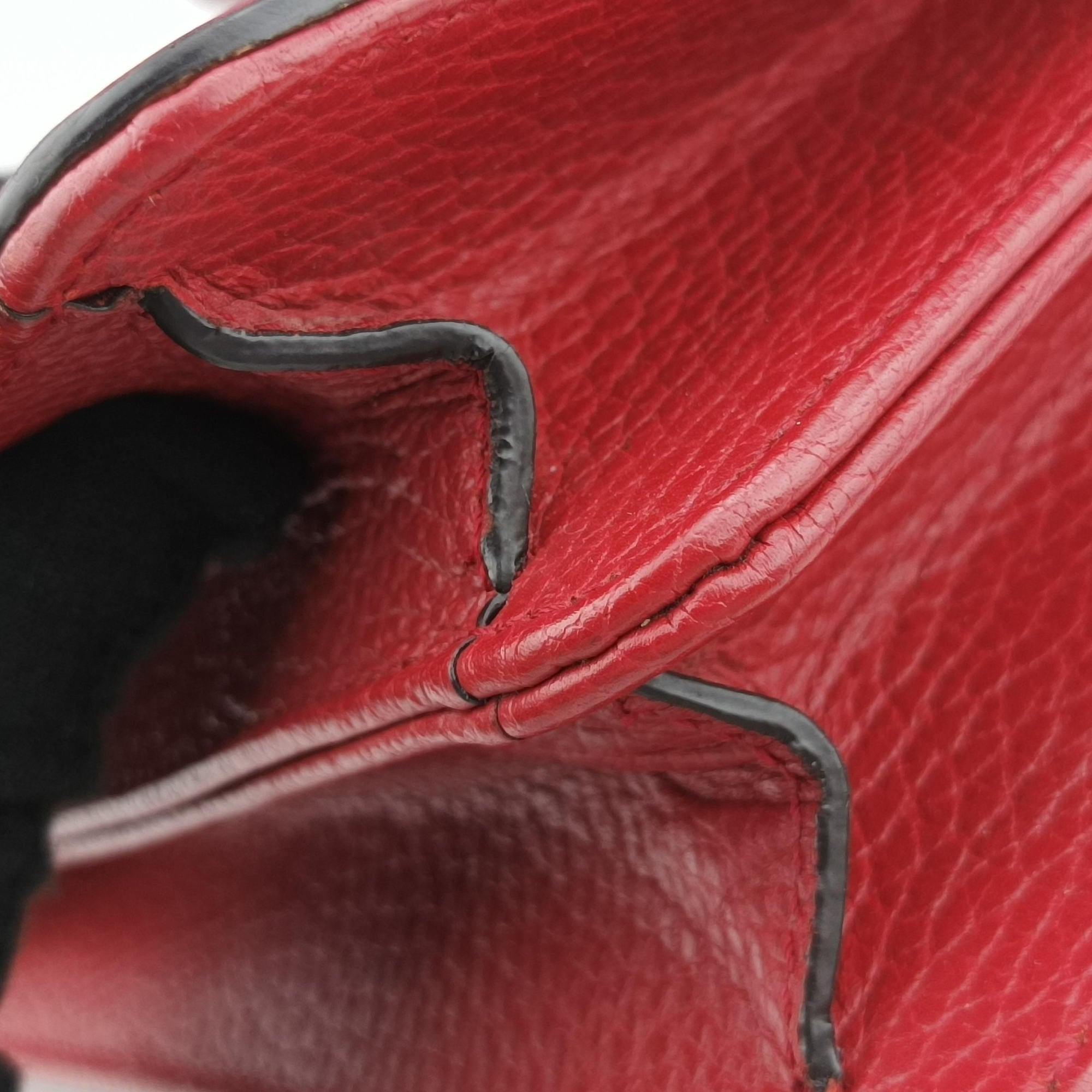 Secondhand Gucci Interlocking G Red Leather 510304 shoulderbag | stylenewstar