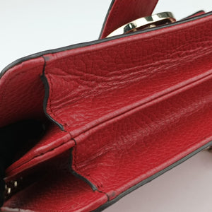 Secondhand Gucci Interlocking G Red Leather 510304 shoulderbag | stylenewstar