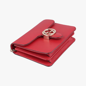 Secondhand Gucci Interlocking G Red Leather 510304 shoulderbag | stylenewstar