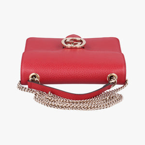 Secondhand Gucci Interlocking G Red Leather 510304 shoulderbag | stylenewstar