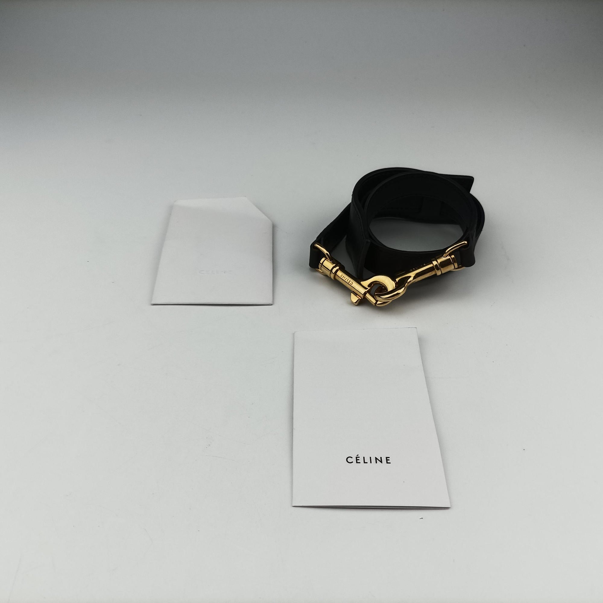 Vintage Celine Trapeze Beige×black×blue Suede × leather  shoulderbag | stylenewstar