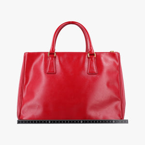 Pre-owned Prada Galleria Red SAFFIANO Patent BN1801 shoulderbag | stylenewstar